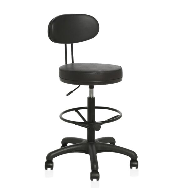 Oval Çemberli Sırtlıklı Bar Tabure 1
