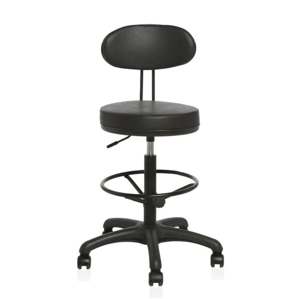 Oval Çemberli Sırtlıklı Bar Tabure
