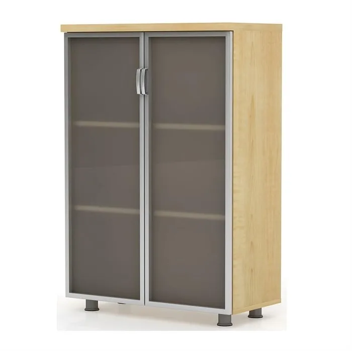Cam Kapaklı Evrak Dolabı 80x120