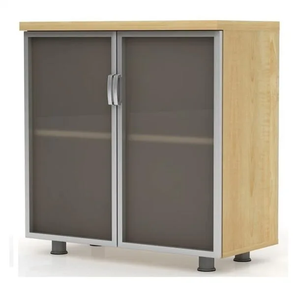 Cam Kapaklı Dosya Dolabı 80x80