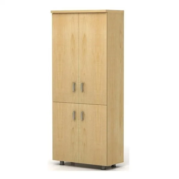Dört Kapaklı Ahşap Dolap 80x190