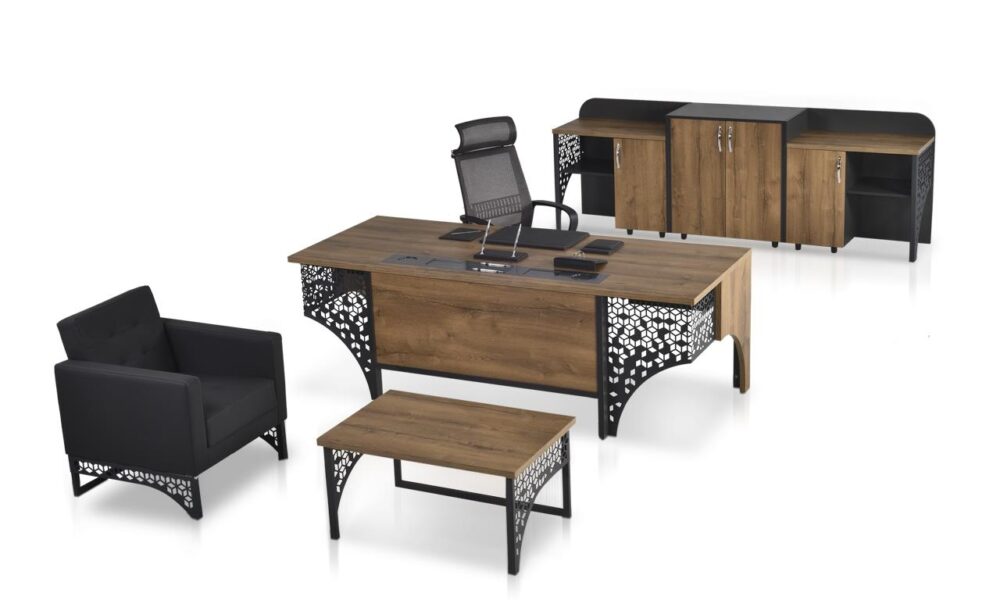 Simple Ofis Metal Ayaklı Takım