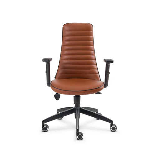 Tower Plus Deri Başlıklı Yönetici Koltuğu   Taba